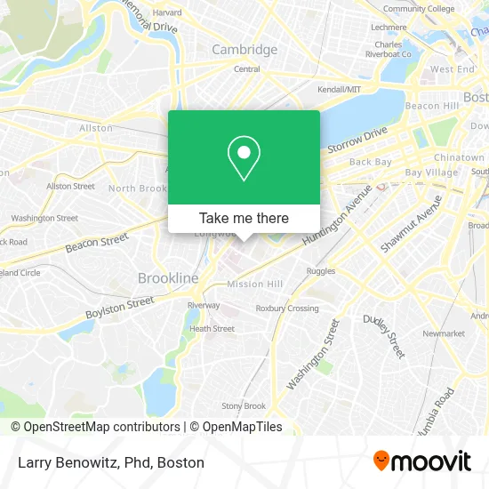Larry Benowitz, Phd map