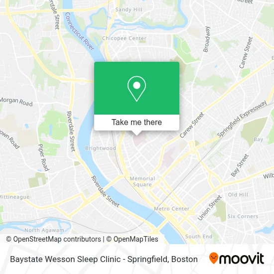 Baystate Wesson Sleep Clinic - Springfield map