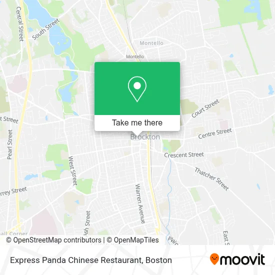 Express Panda Chinese Restaurant map