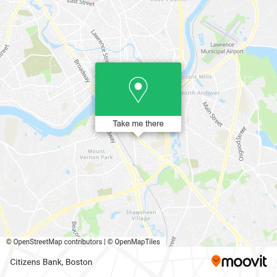 Citizens Bank map