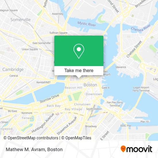 Mathew M. Avram map