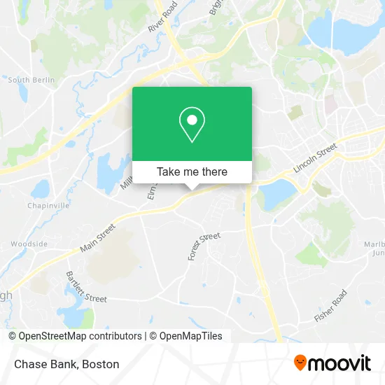 Chase Bank map