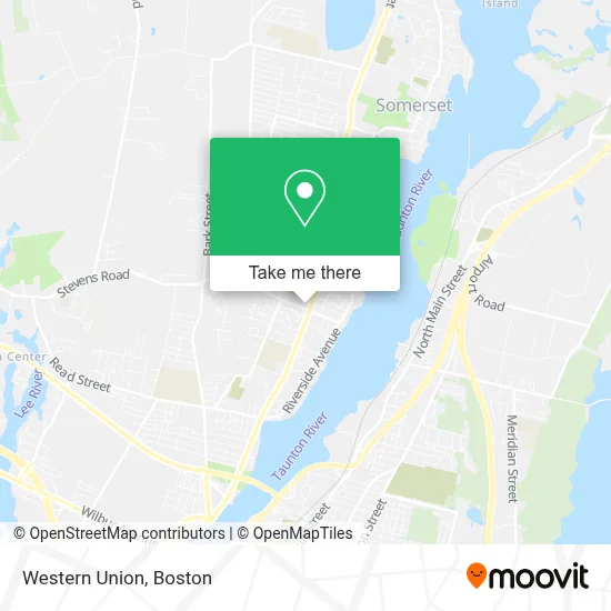 Western Union map