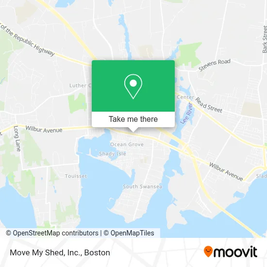 Move My Shed, Inc. map