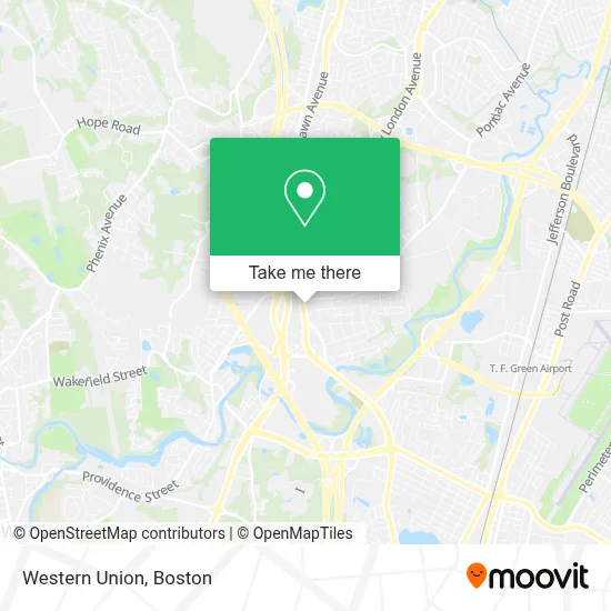 Western Union map