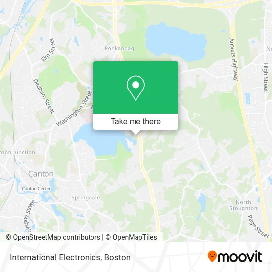 International Electronics map