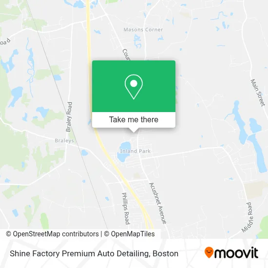 Shine Factory Premium Auto Detailing map