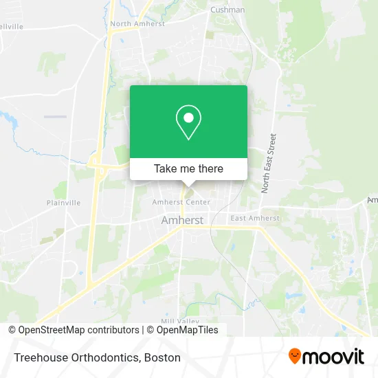 Treehouse Orthodontics map