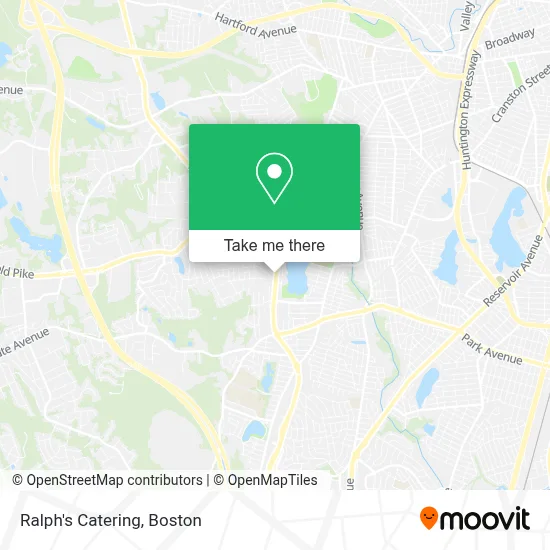 Ralph's Catering map