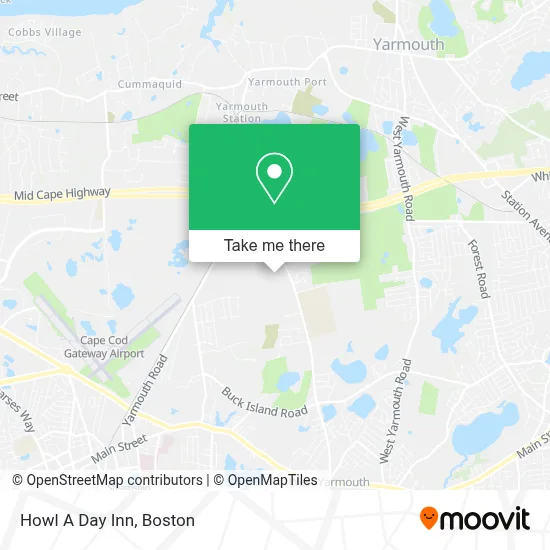 Howl A Day Inn map