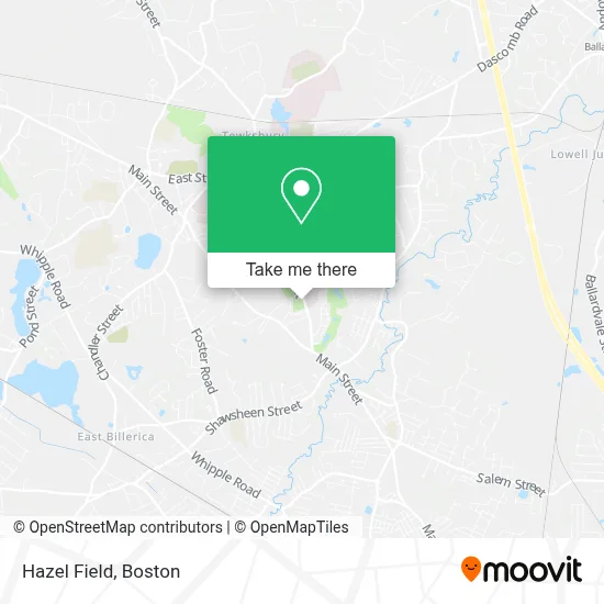 Hazel Field map