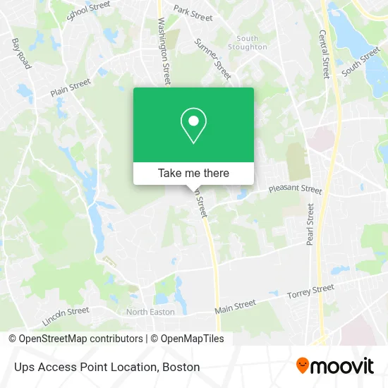 Ups Access Point Location map