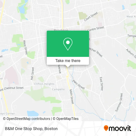 B&M One Stop Shop map