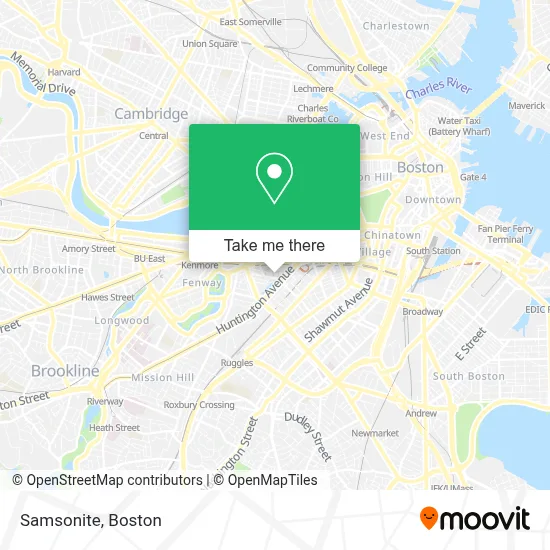 Samsonite map