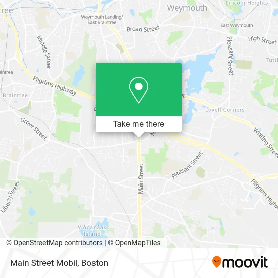 Main Street Mobil map