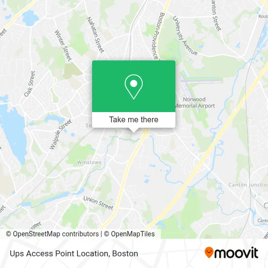 Ups Access Point Location map