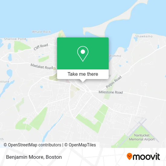 Benjamin Moore map