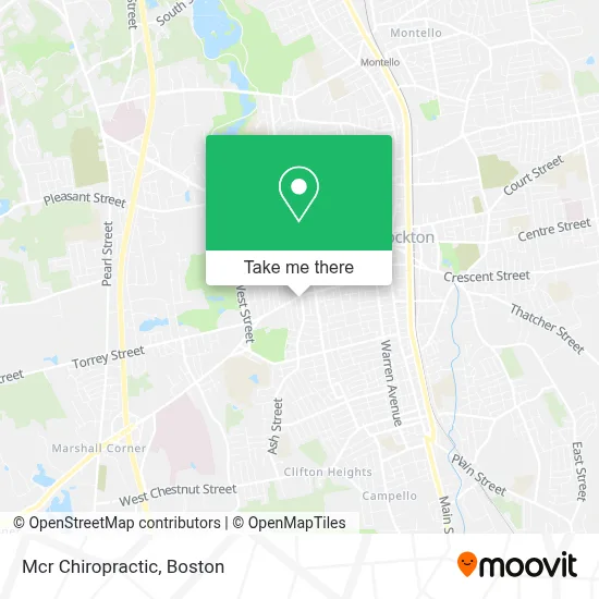 Mcr Chiropractic map