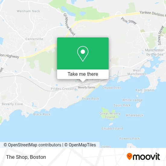 The Shop map