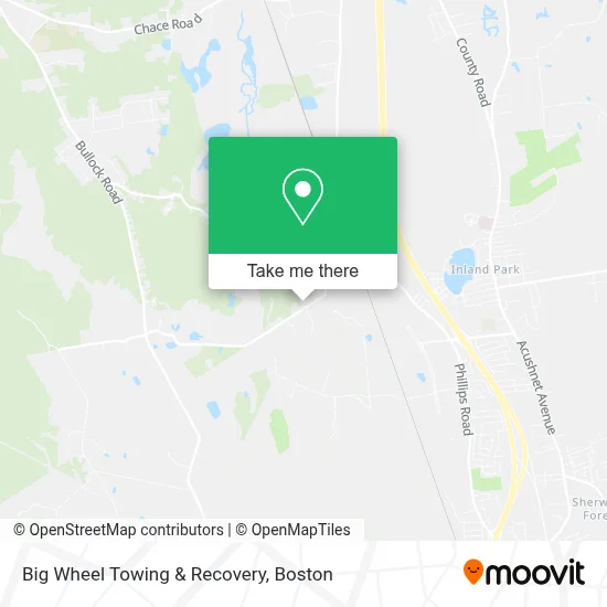 Big Wheel Towing & Recovery map