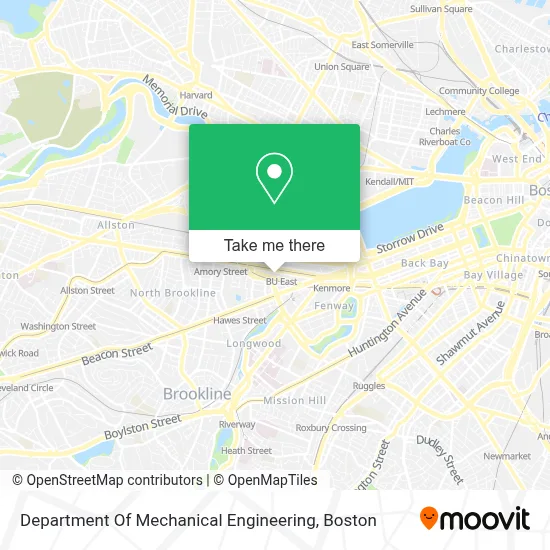 Department Of Mechanical Engineering map