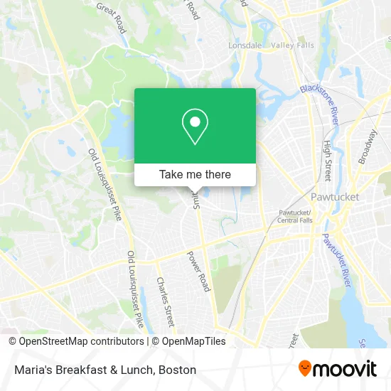 Maria's Breakfast & Lunch map