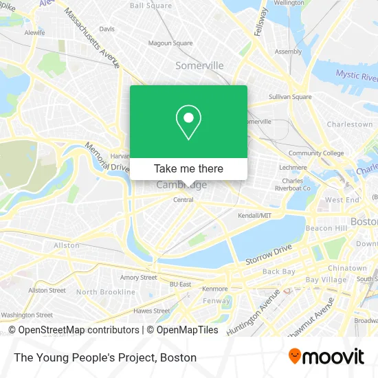 The Young People's Project map