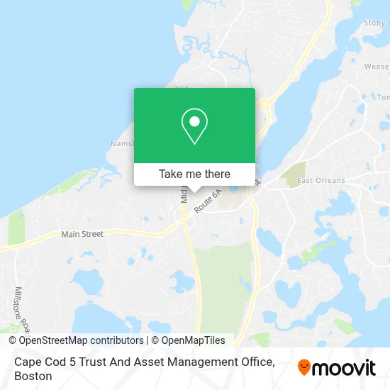 Cape Cod 5 Trust And Asset Management Office map