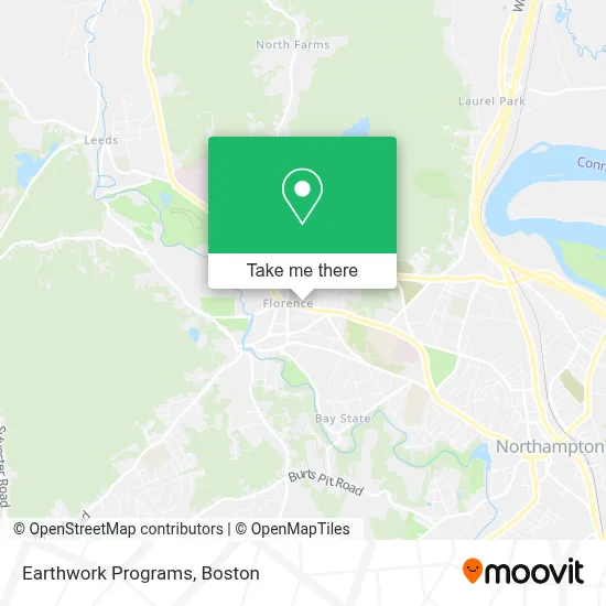 Earthwork Programs map