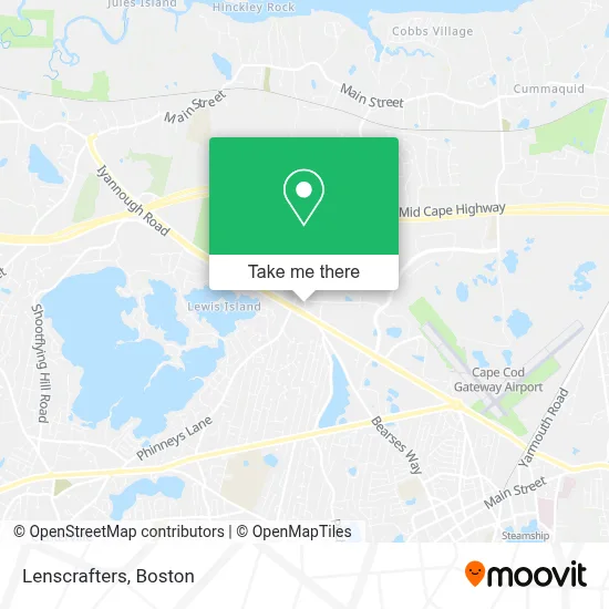 Lenscrafters map