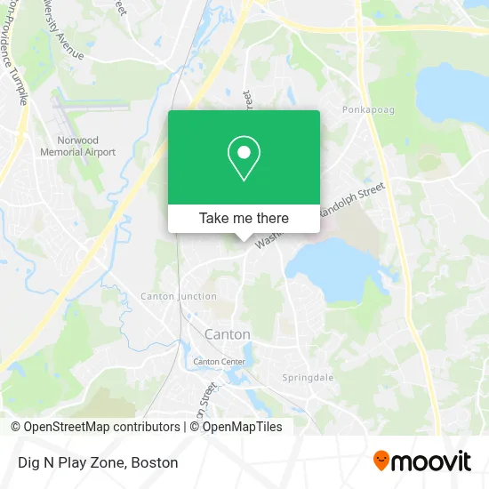 Dig N Play Zone map