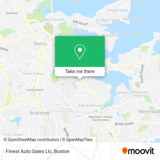 Finest Auto Sales Llc map