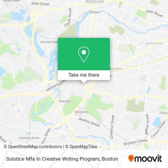 Solstice Mfa In Creative Writing Program map