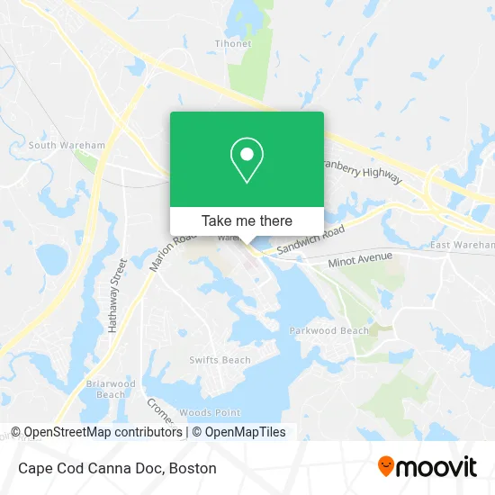 Cape Cod Canna Doc map