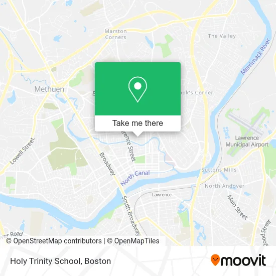 Holy Trinity School map
