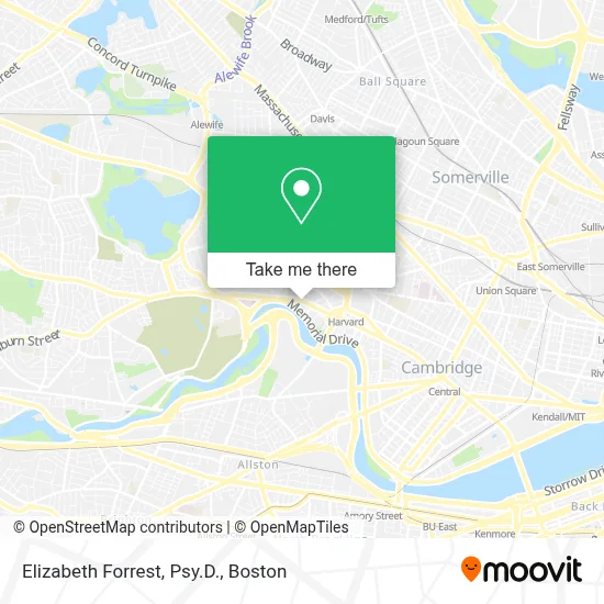Elizabeth Forrest, Psy.D. map