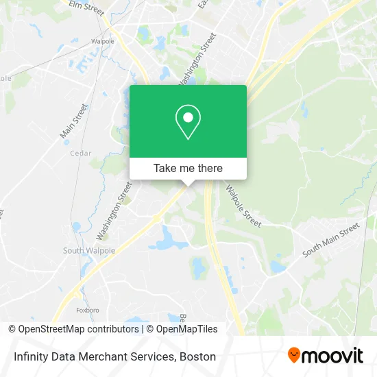 Infinity Data Merchant Services map