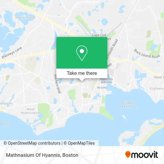 Mathnasium Of Hyannis map