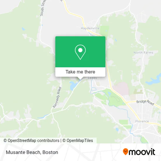 Musante Beach map