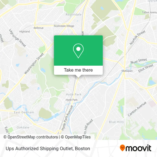 Ups Authorized Shipping Outlet map