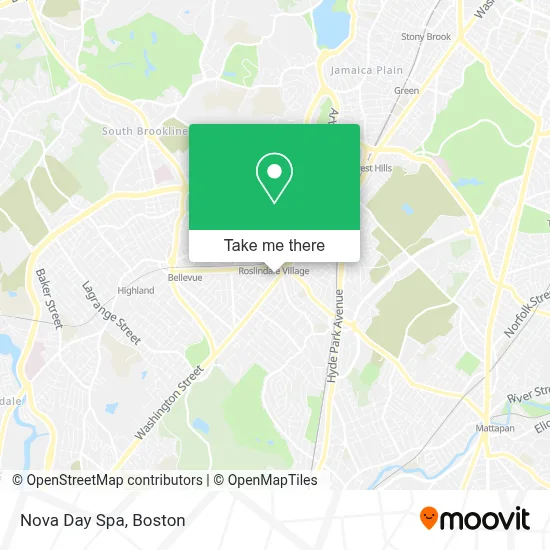 Nova Day Spa map