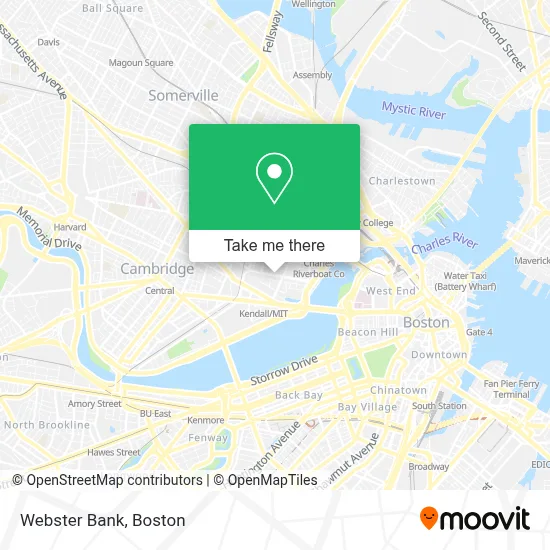 Webster Bank map