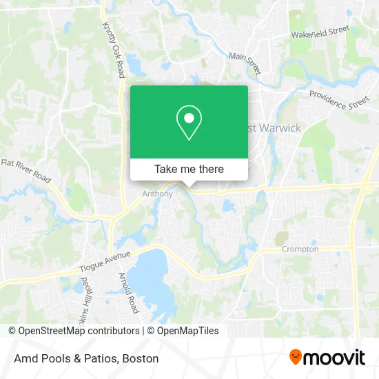 Amd Pools & Patios map