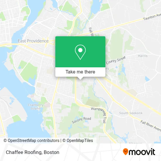 Chaffee Roofing map