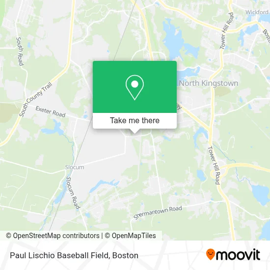 Paul Lischio Baseball Field map