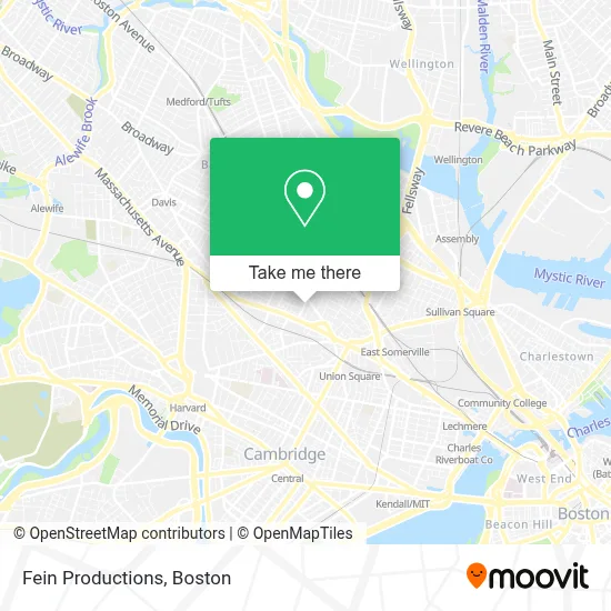 Fein Productions map