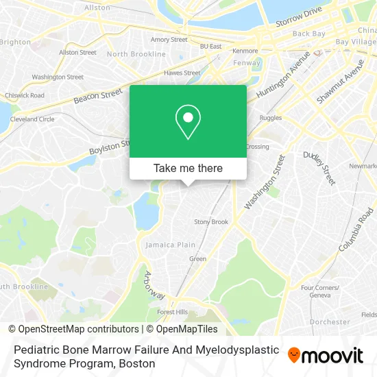 Pediatric Bone Marrow Failure And Myelodysplastic Syndrome Program map