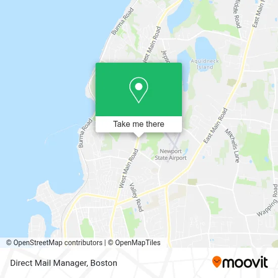 Direct Mail Manager map