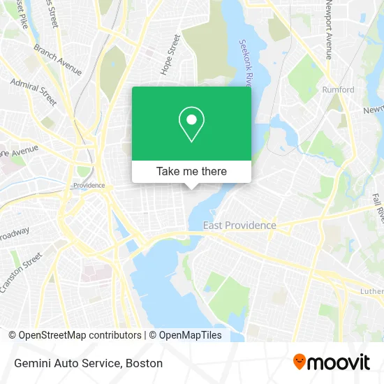 Gemini Auto Service map