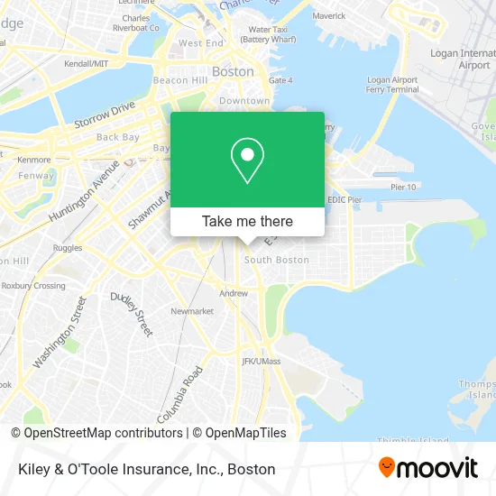 Kiley & O'Toole Insurance, Inc. map